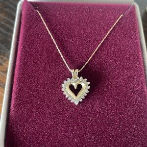 Zales Diamond Heart Necklace
